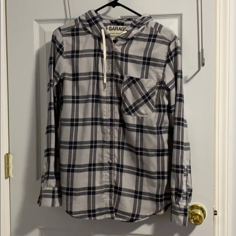 Plaid button up